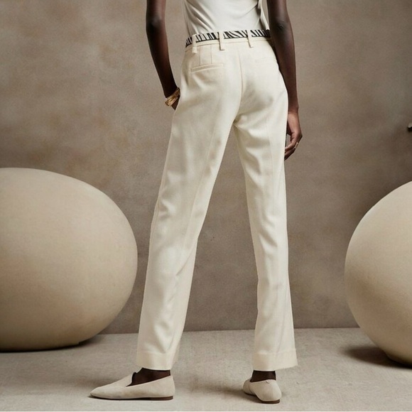 NWT Banana Republic Italian Wool Straight Leg Pant - Picture 4 of 8